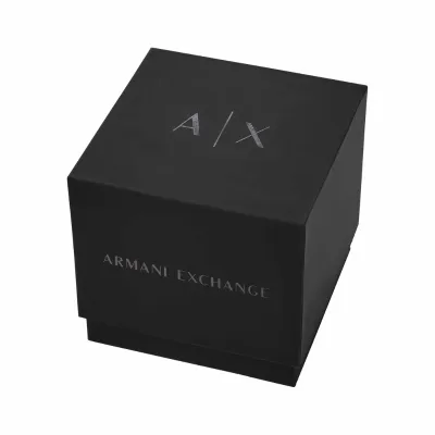 Armani Exchange Multifunction Black Stainless Steel Watch